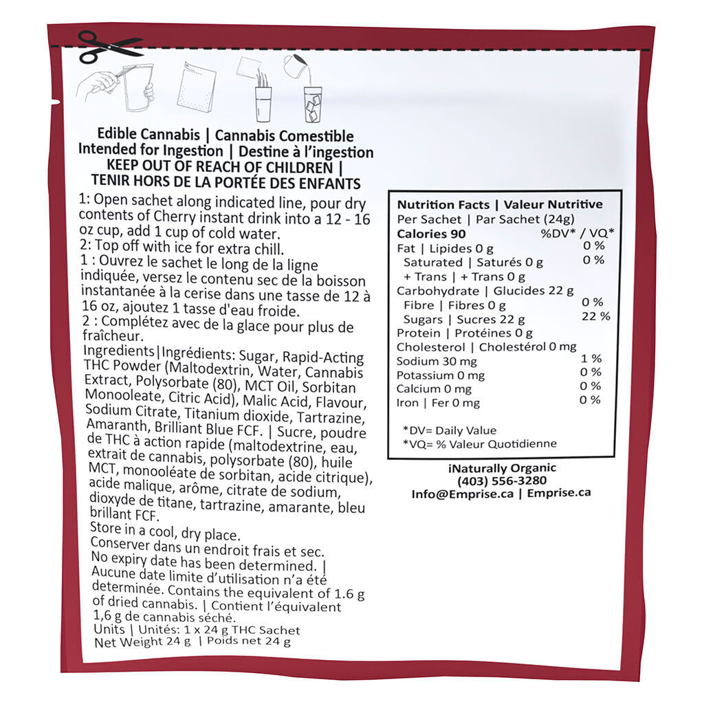 Cherry 10 THC Instant Drink - 