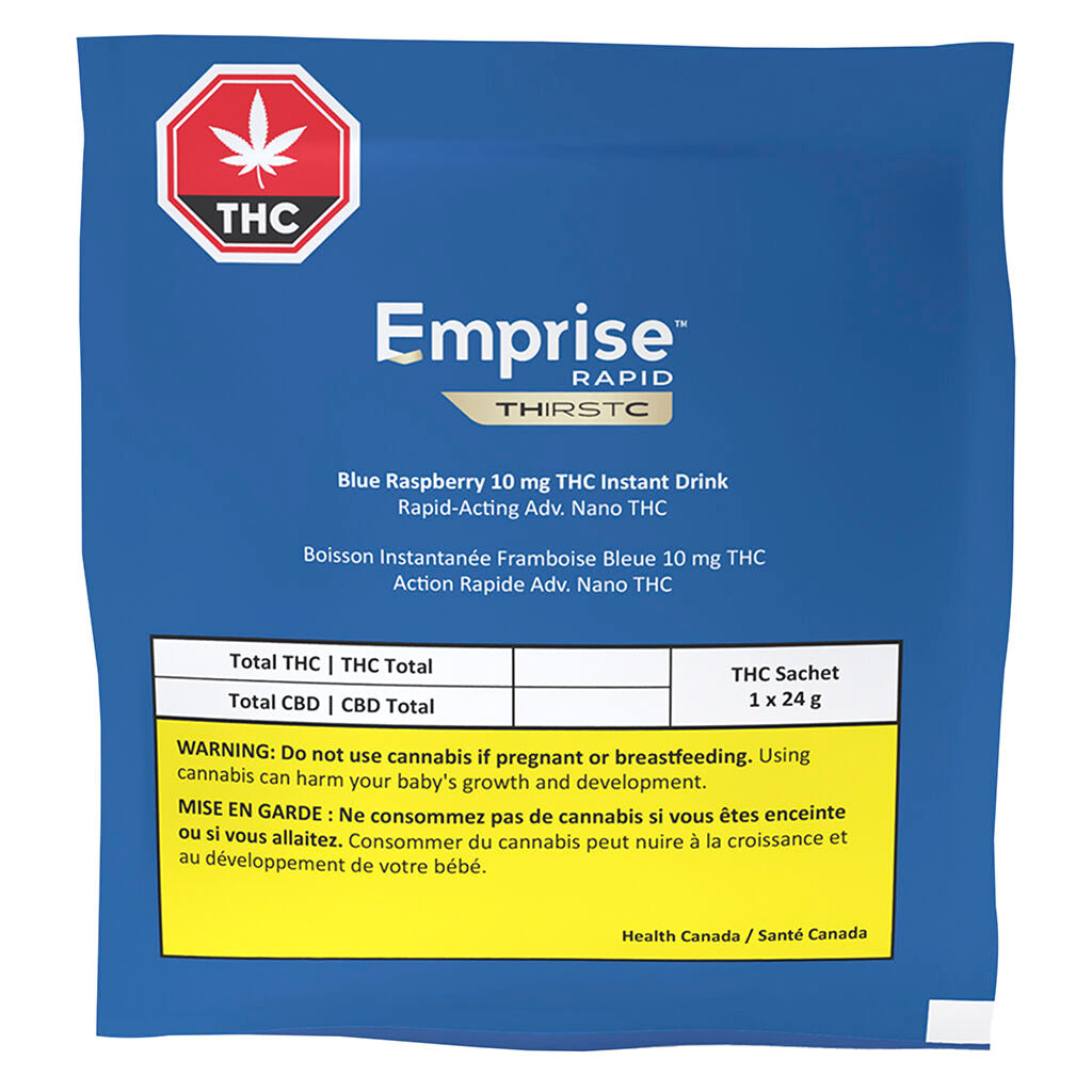 Blue Raspberry 10 THC Instant Drink - 