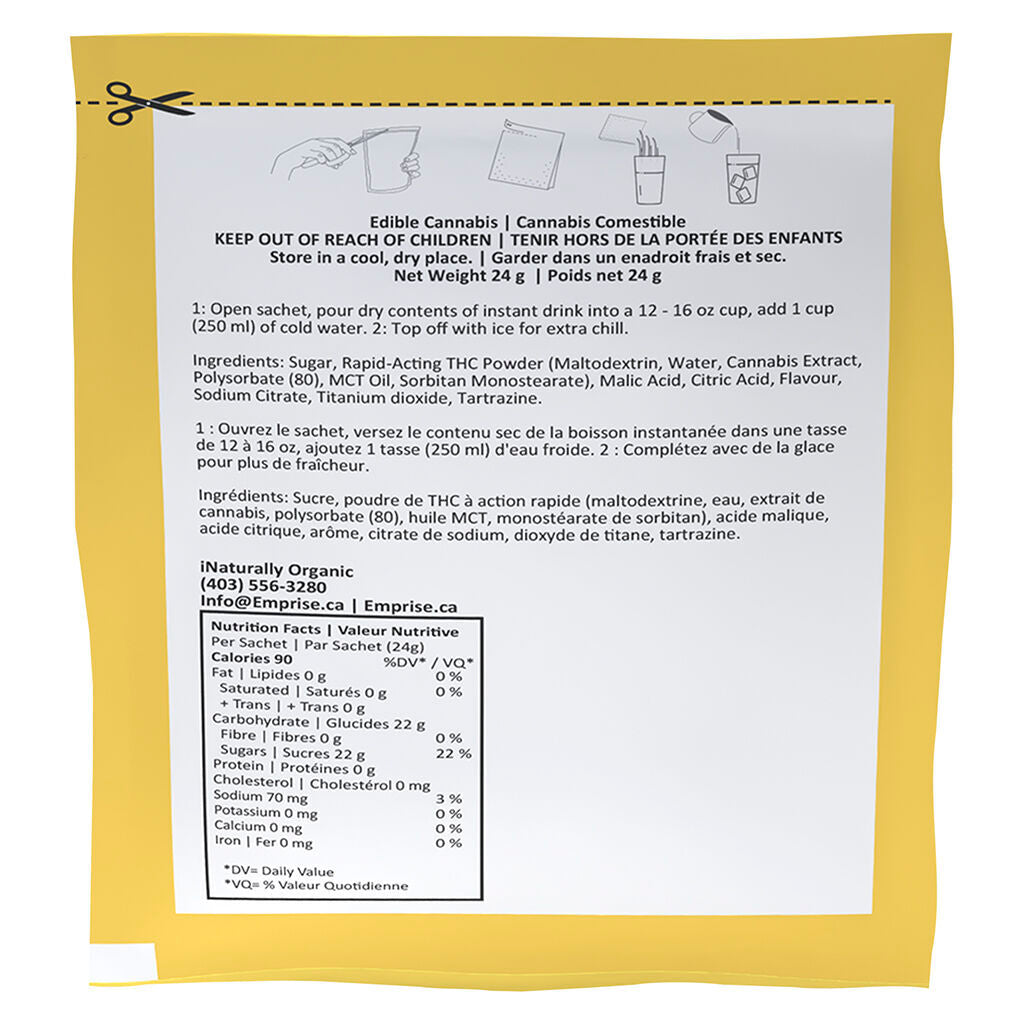 Lemonade 10 THC Instant Drink - 