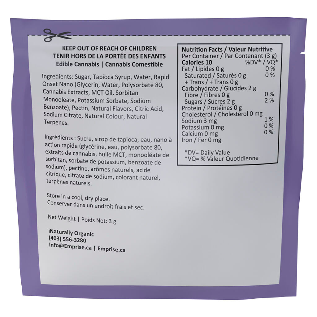 Grape 10 THC Sativa Gummy - 