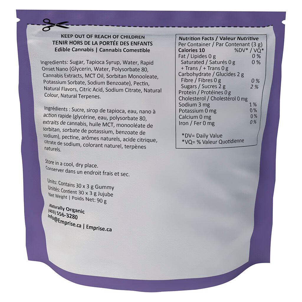 Grape 10 THC Sativa Gummy - 