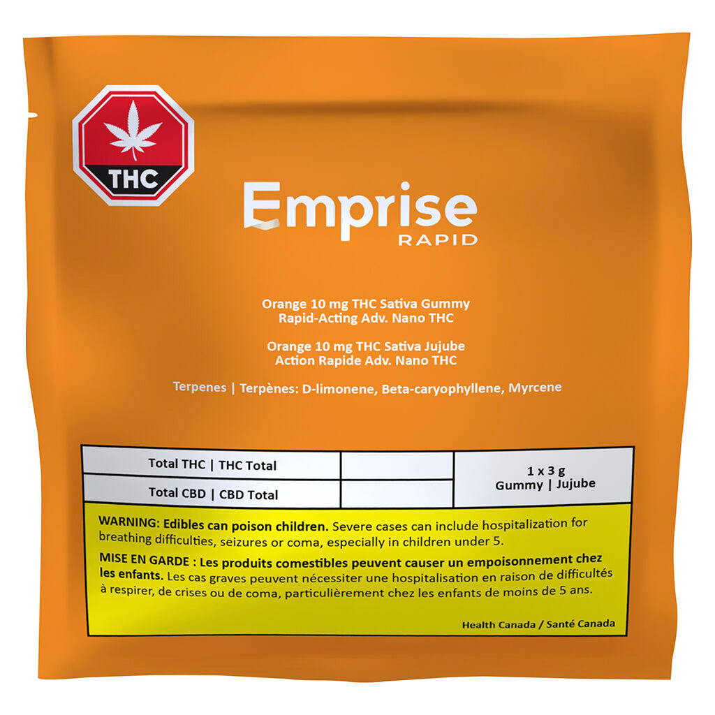 Orange 10 THC Sativa Gummy