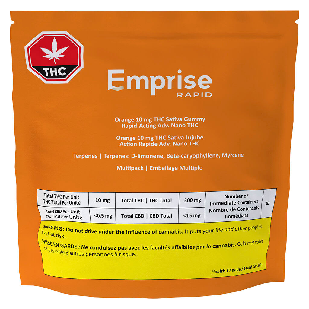 Orange 10 THC Sativa Gummy