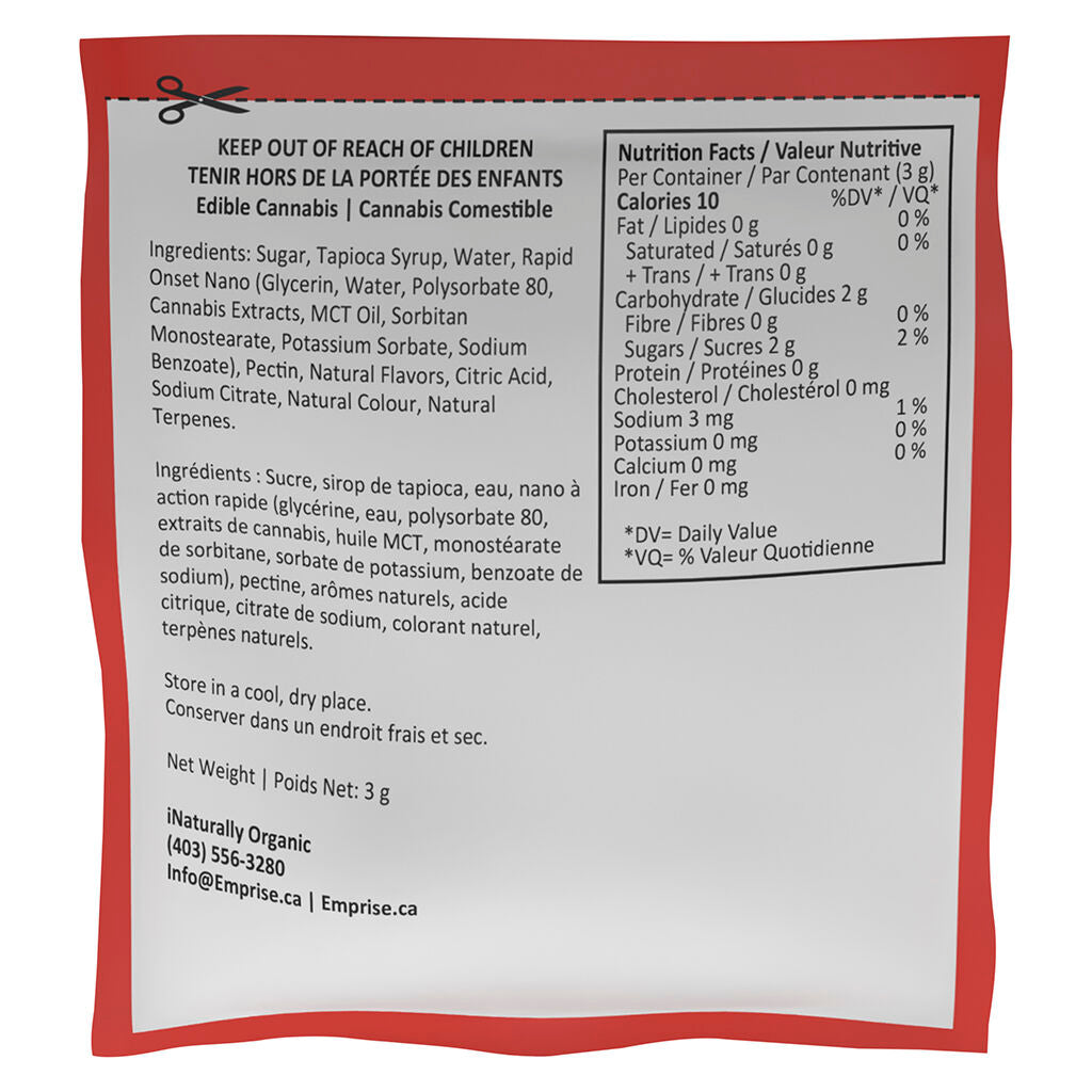 Cherry 10 THC Indica Gummy - 