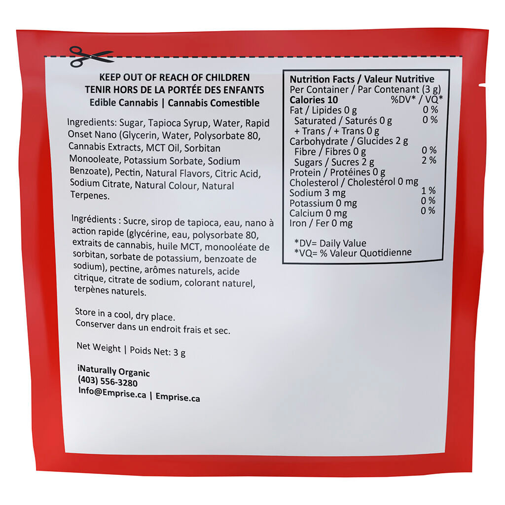 Cherry 10 THC Indica Gummy - 