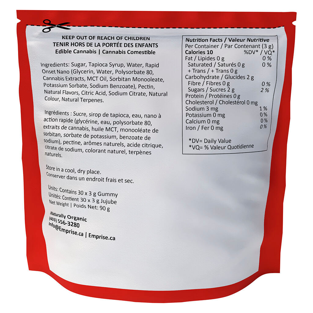 Cherry 10 THC Indica Gummy - 