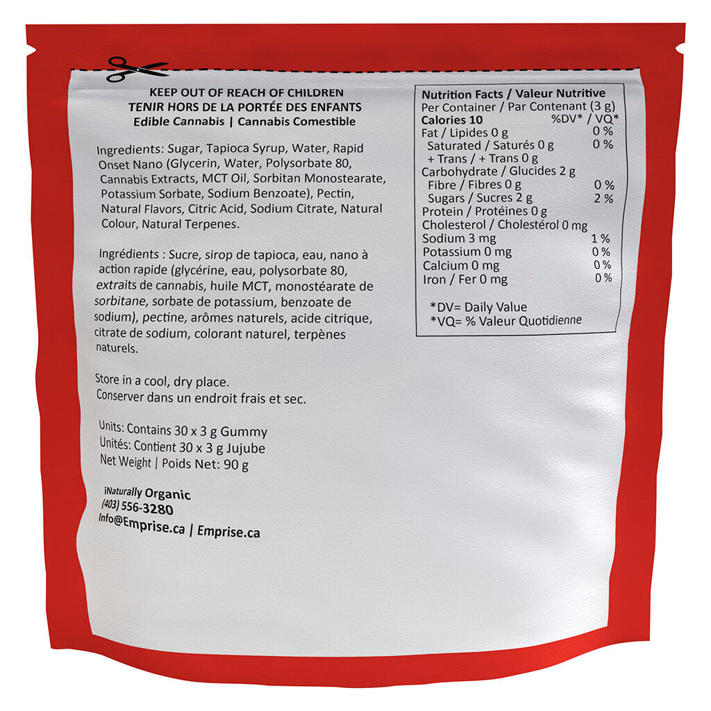 Cherry 10 THC Indica Gummy - 