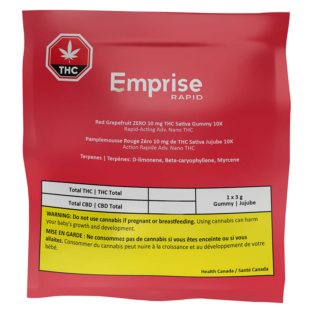 Gélifié Red Grapefruit ZERO 10 THC Sativa