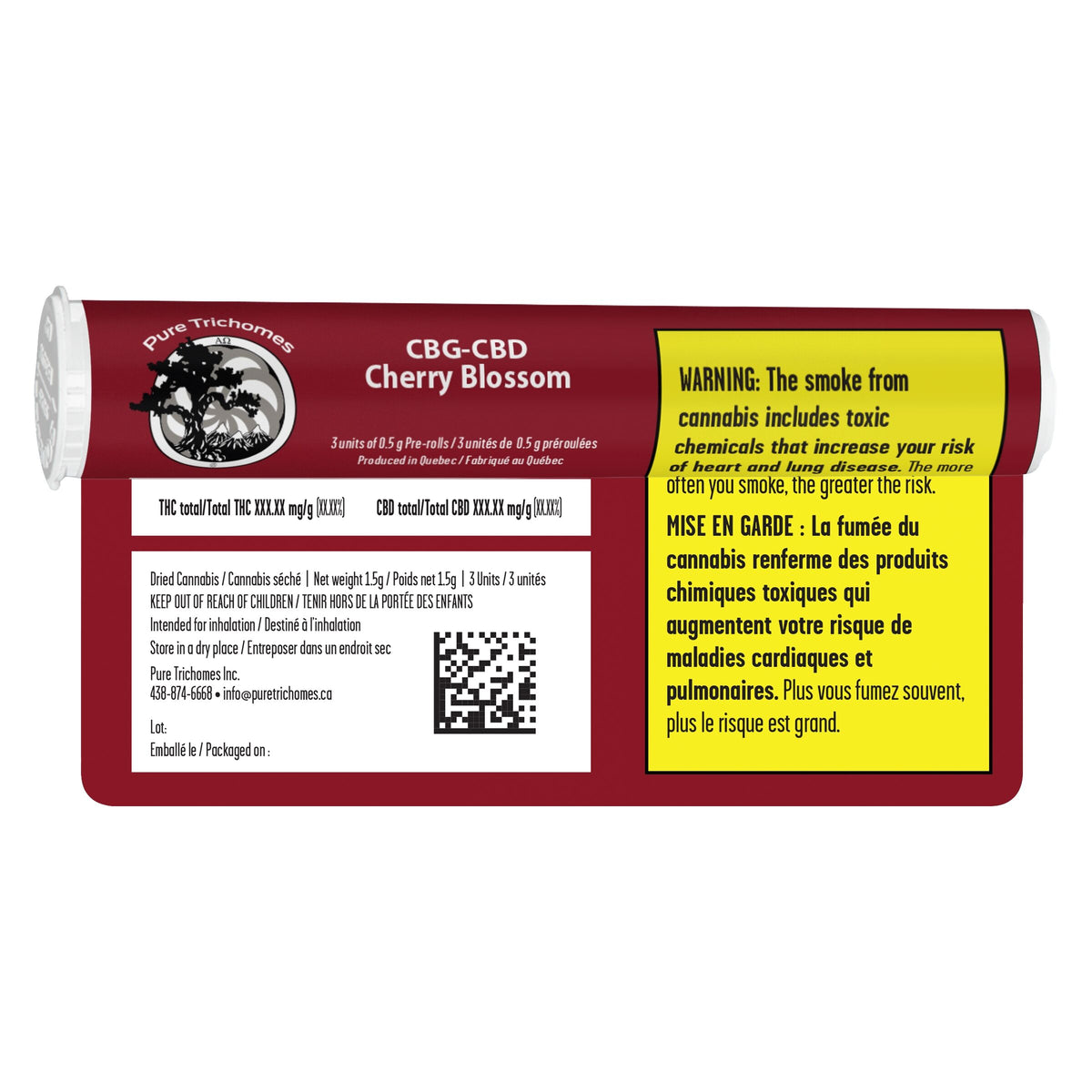 CBG-CBD Cherry Blossom Pre-Roll