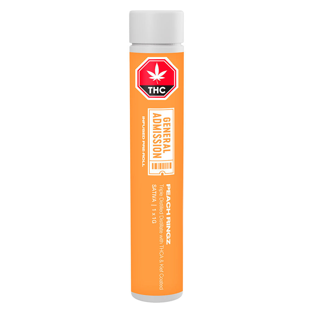 Peach Ringz Infused Pre-Roll - 