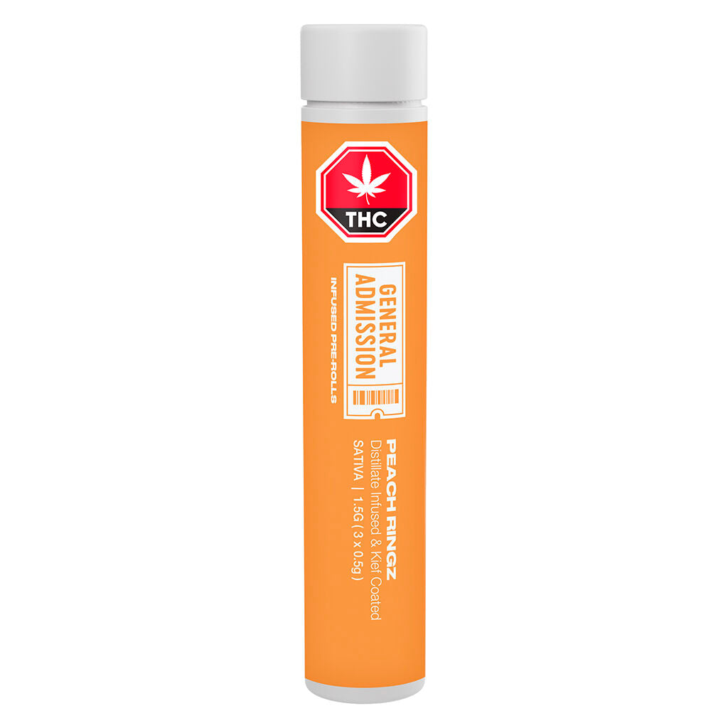 Peach Ringz Infused Pre-Roll - 