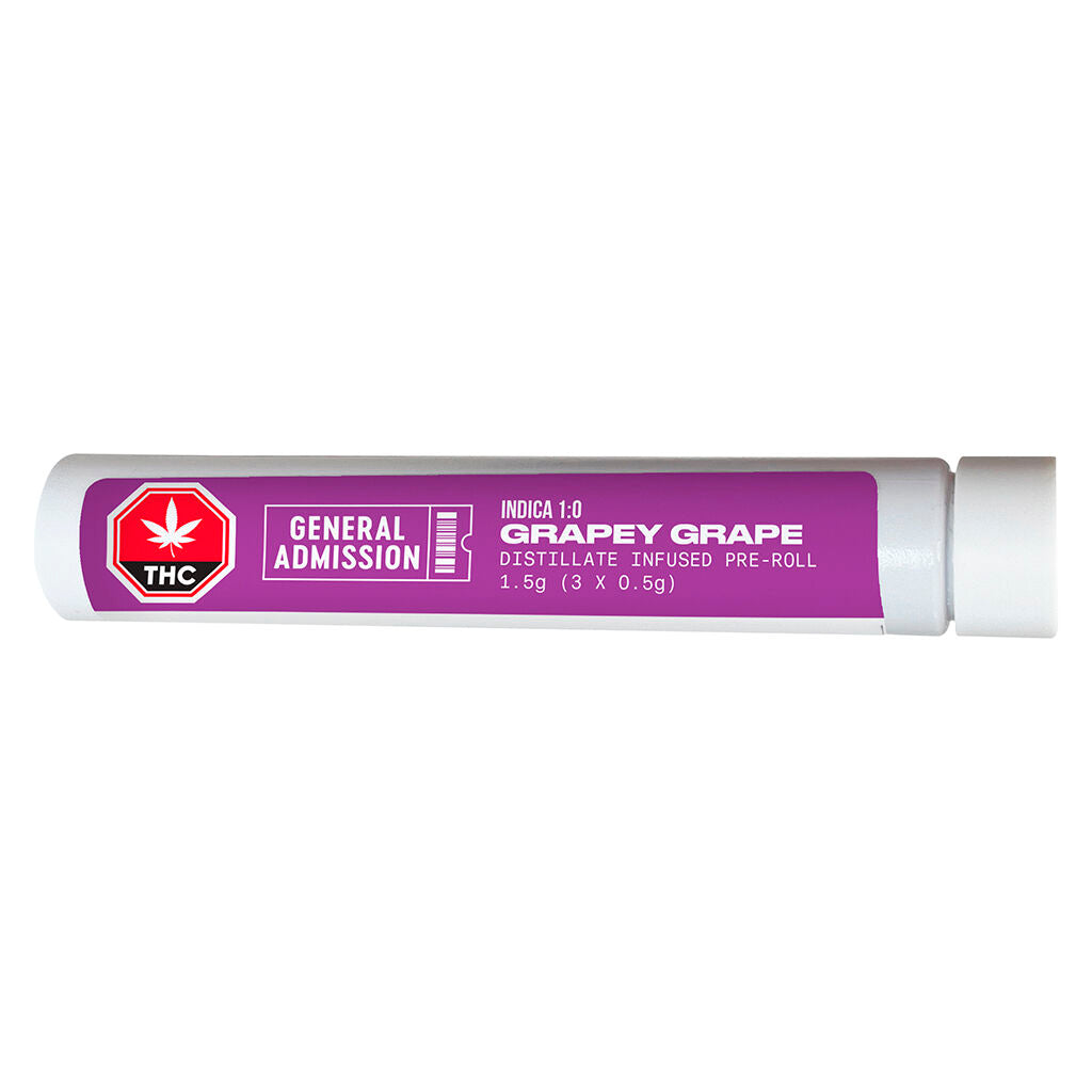 Grapey Grape Distillate Infused Pre-Roll - 