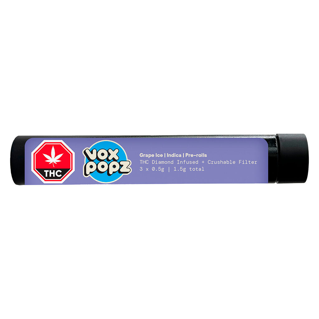 Grape Ice Diamond Infused Crushable Pre-Rolls - 