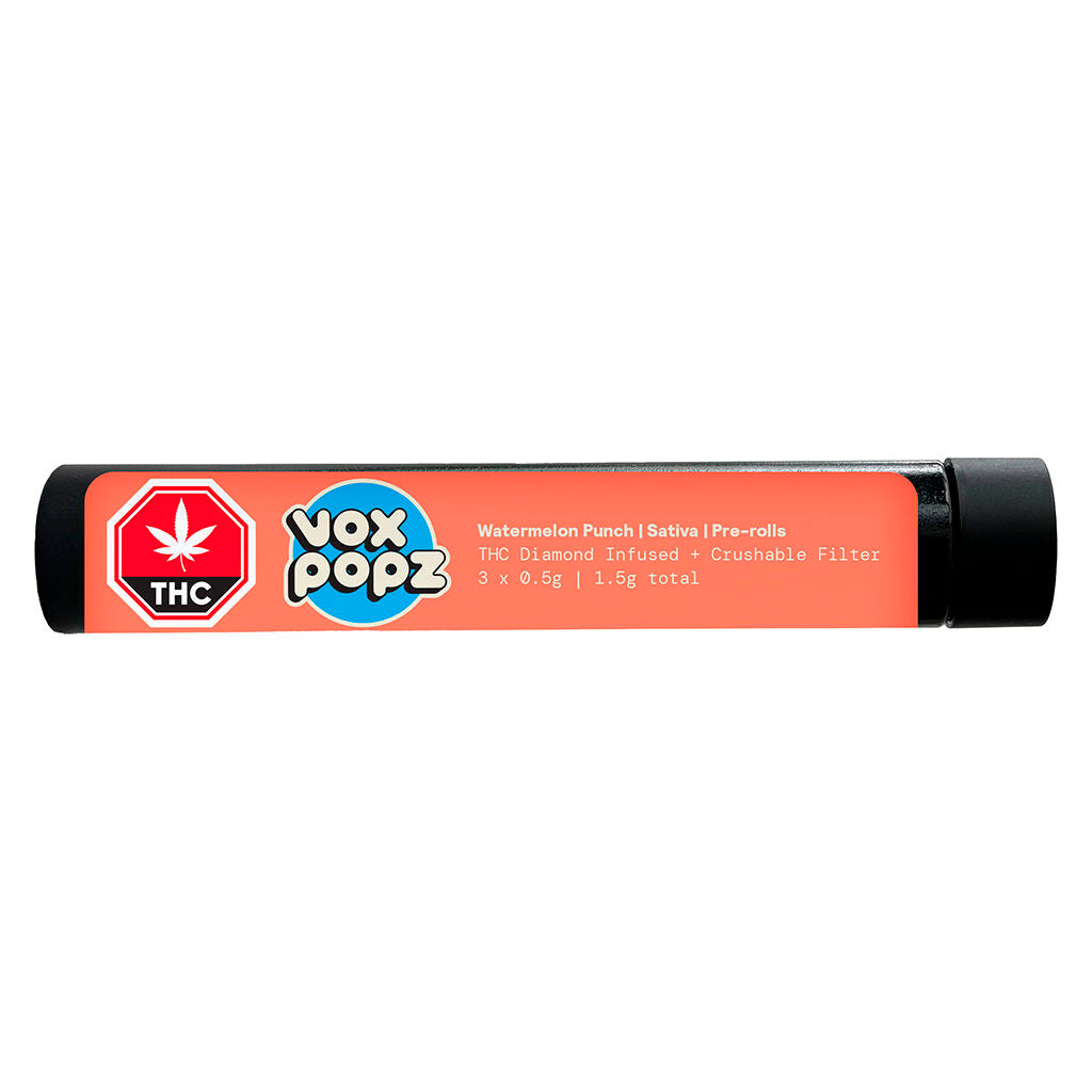 Watermelon Punch Diamond Infused Crushable Pre-Rolls - 