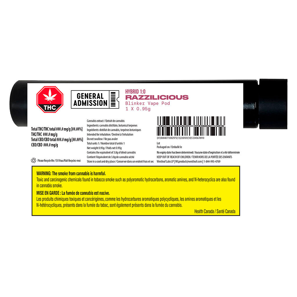 Razzilicious Blinker Vape Pod - 