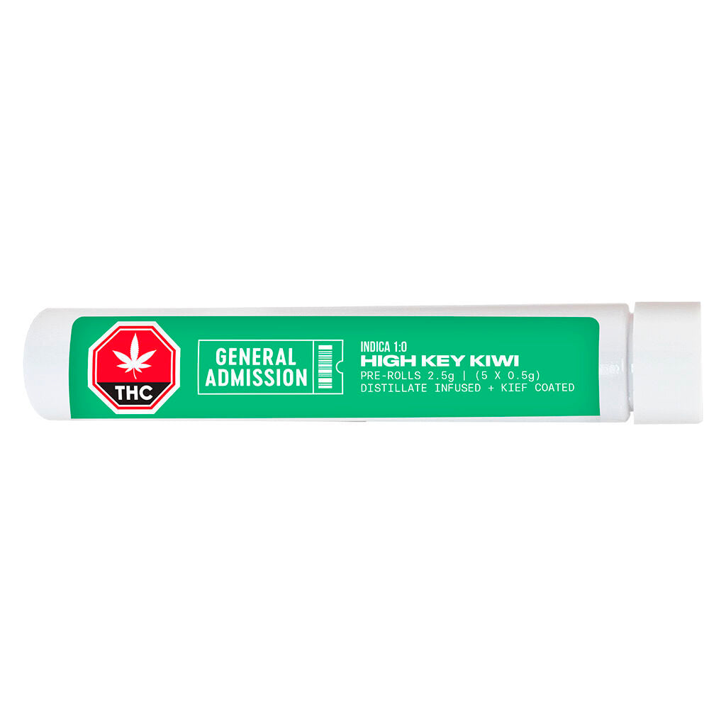 High Key Kiwi Distillate Infused Pre-Roll - 