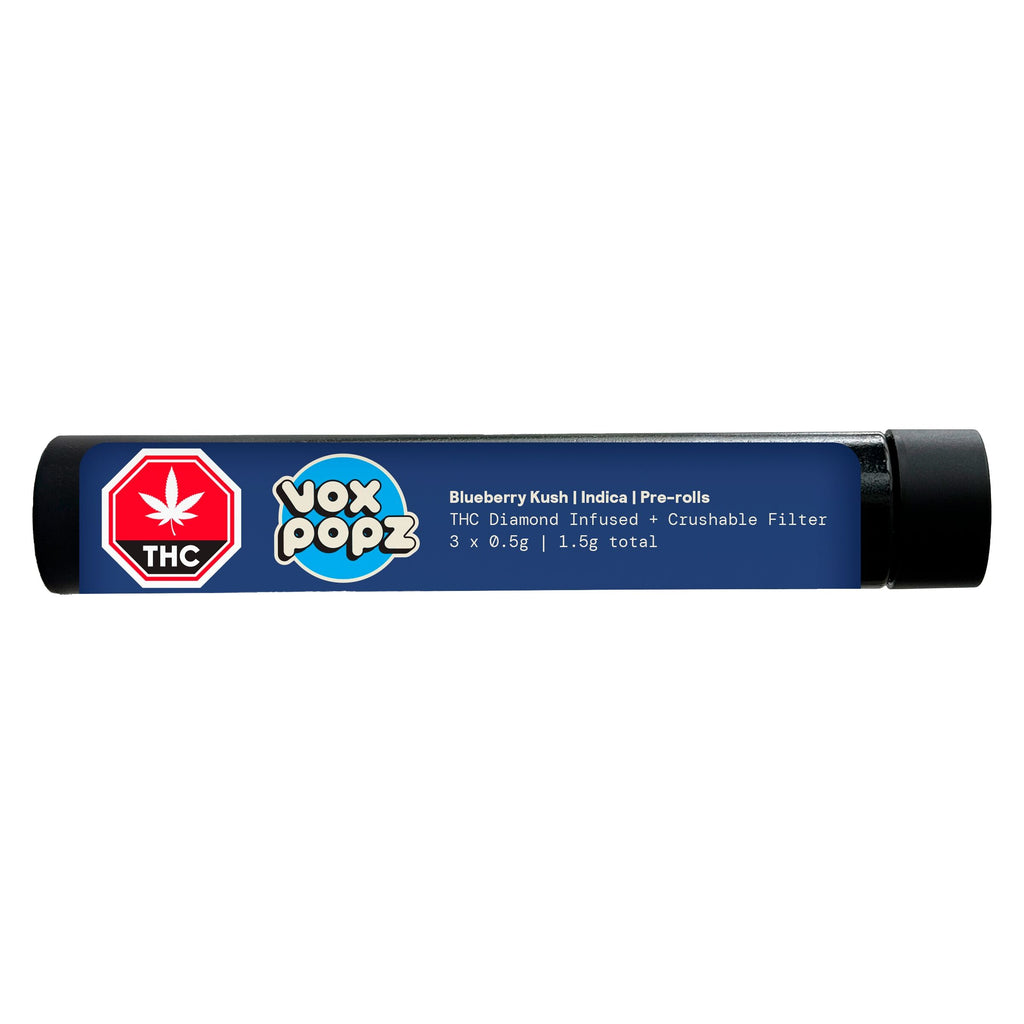 Blueberry Kush Diamond Infused Crushable Pre-Roll - 