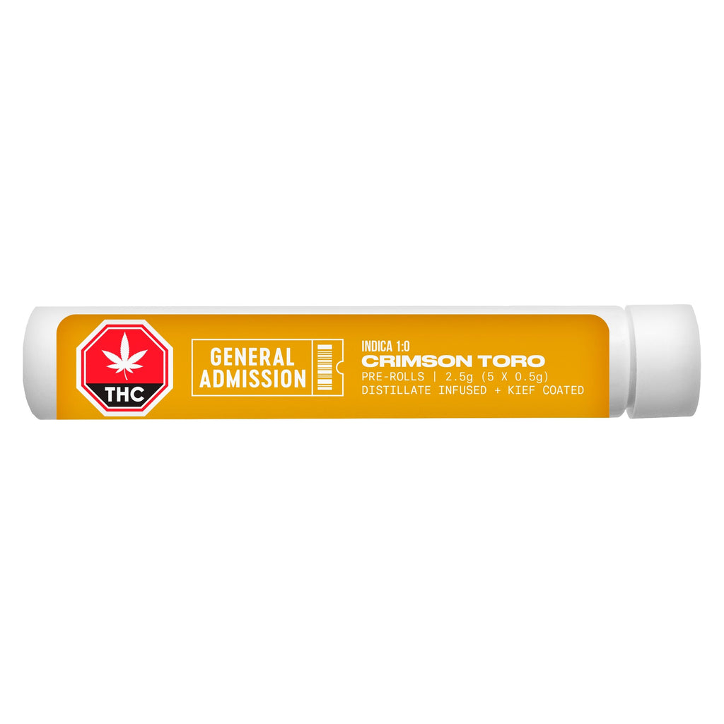 Crimson Toro Distillate Infused Pre-Roll - 