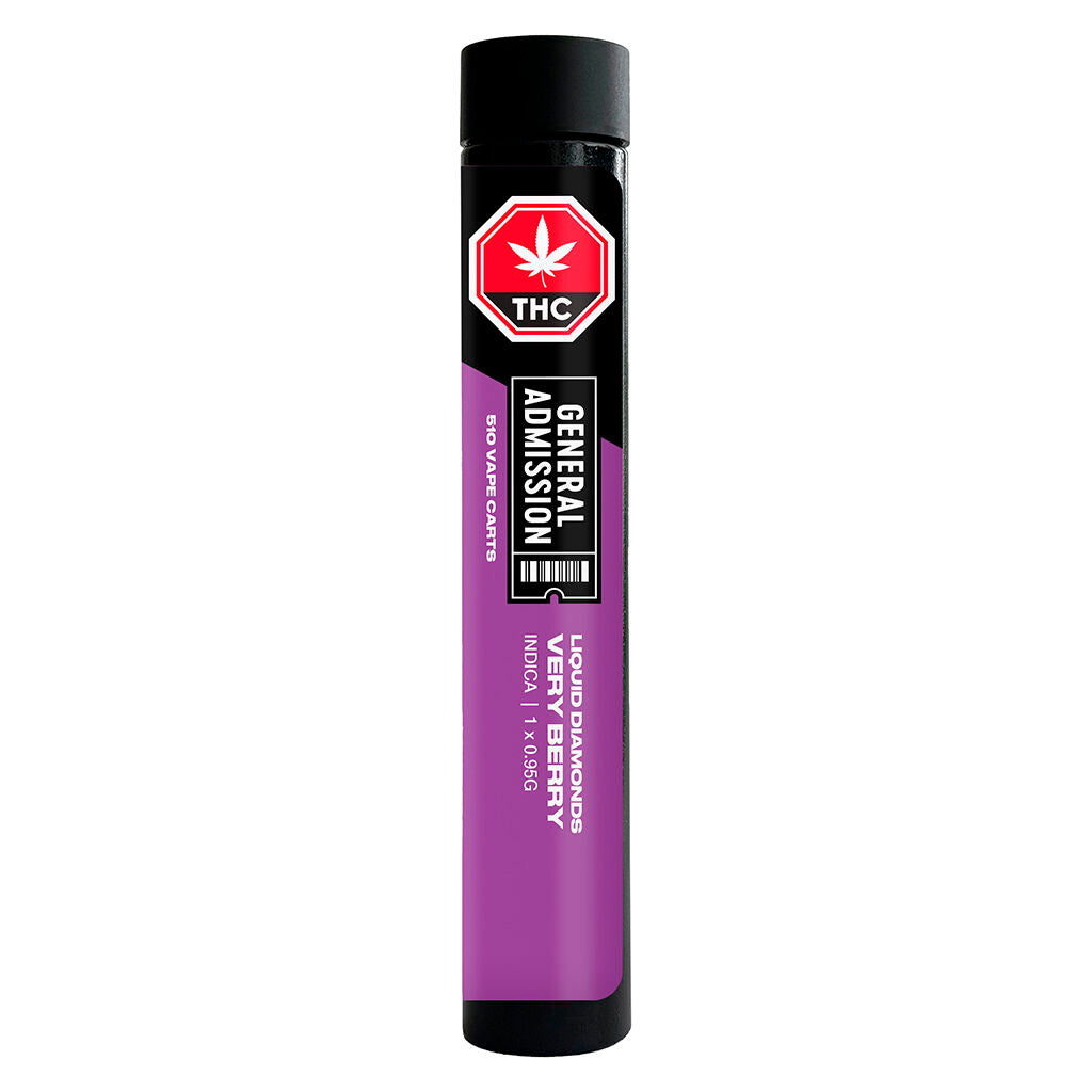 Cartouche à filetage 510 aux diamantx liquides Very Berry (I
