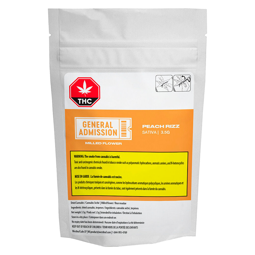 Peach Rizz Milled Flower - 