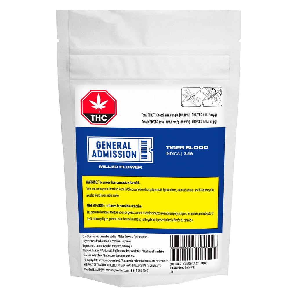 Tiger Blood Milled Flower - 