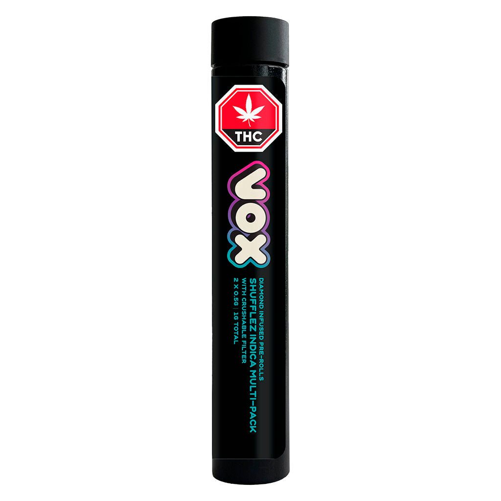 Shufflez Indica Multi-Pack Diamond Infused Pre-Roll - 