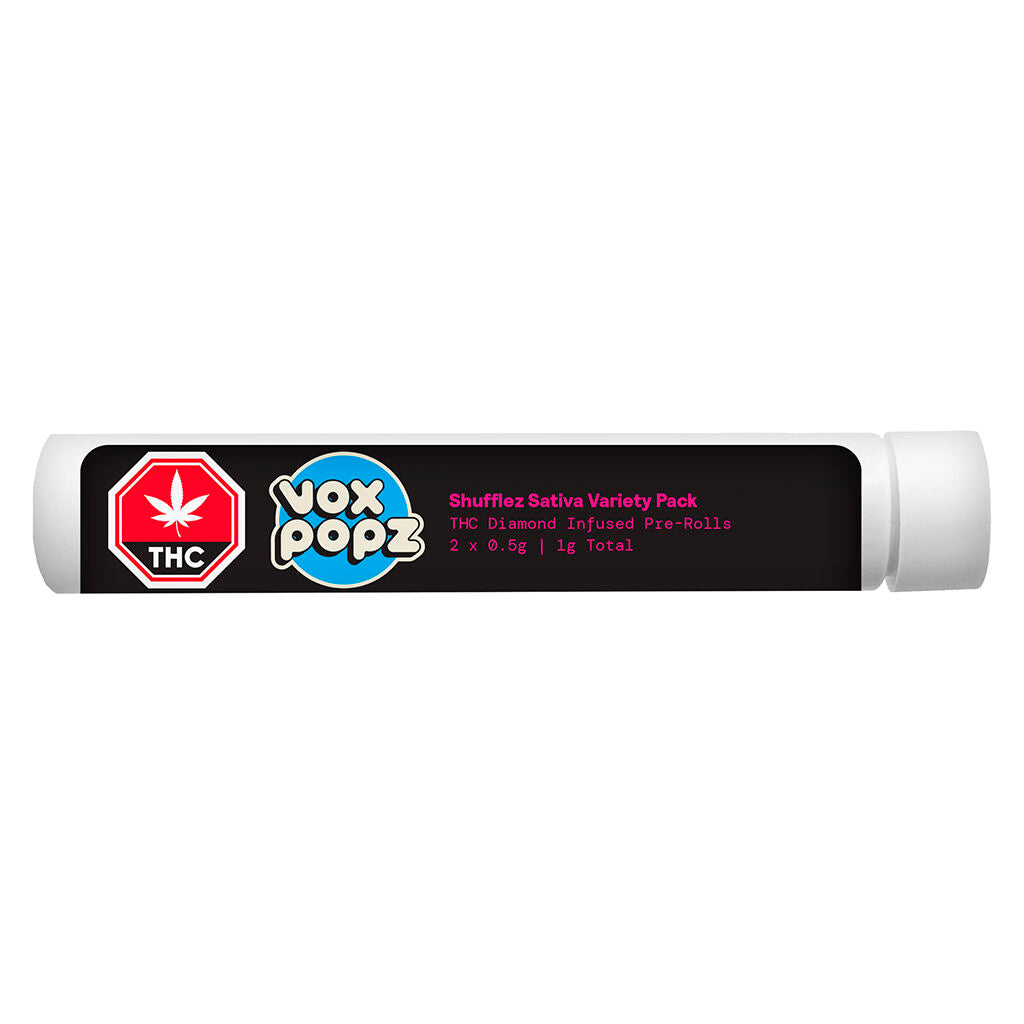 Shufflez Sativa Diamond Infused Pre-Roll - 