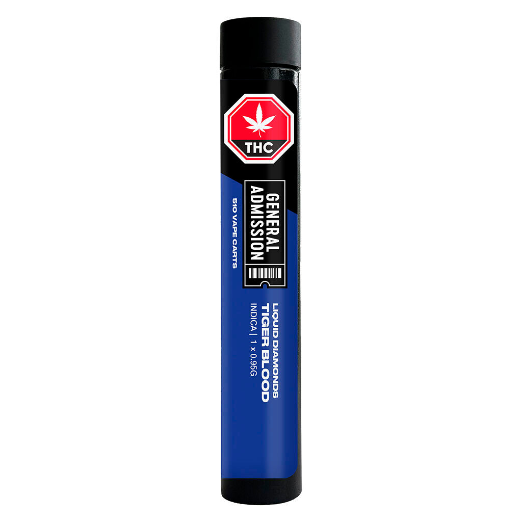 Tiger Blood Liquid Diamond 510 Thread Vape Cartridge