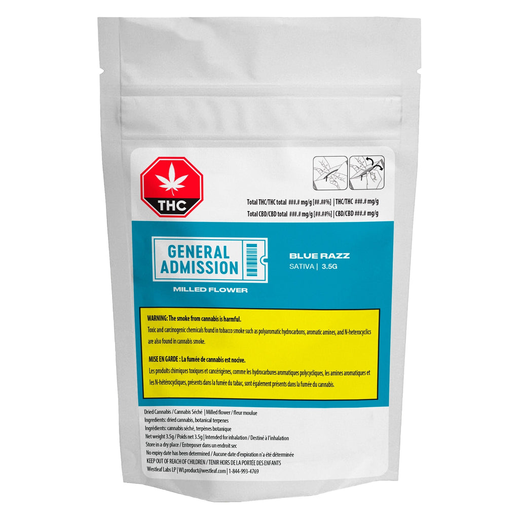 Blue Razz Milled Flower - 