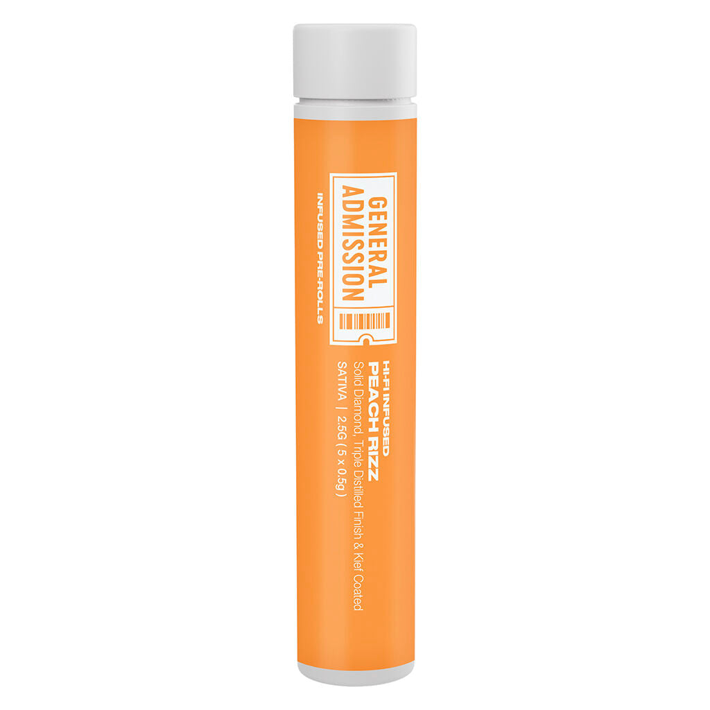 Peach Rizz Hi-Fi Infused Pre-Roll - 