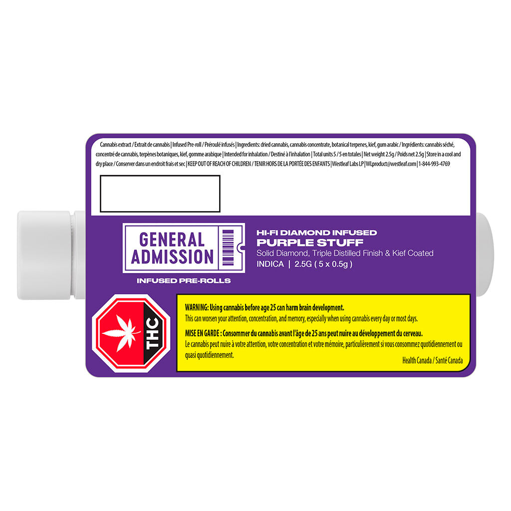 Purple Stuff Hi-Fi Infused Pre-Roll - 