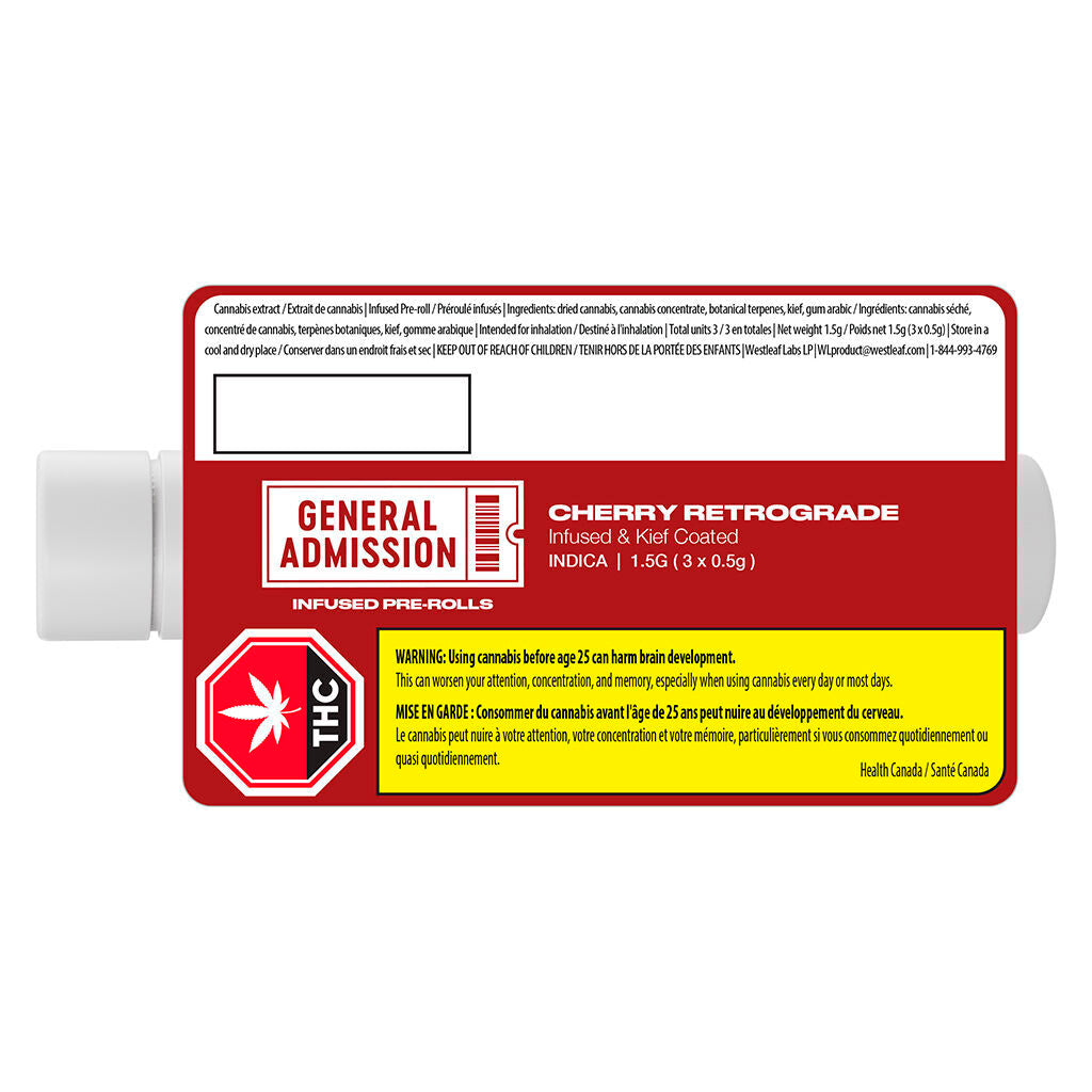 Cherry Retrograde Infused Pre-Roll - 