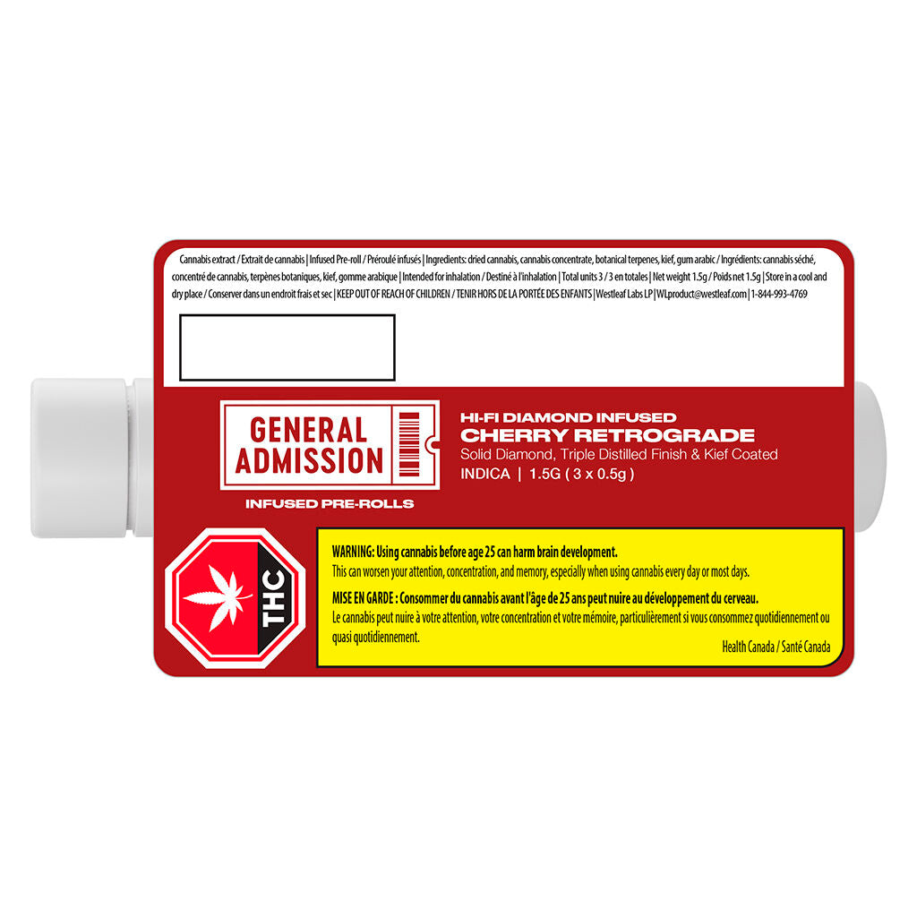 Cherry Retrograde Infused Pre-Roll - 