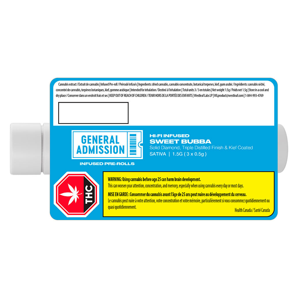 Sweet Bubba Hi-Fi Infused Pre-Roll - 