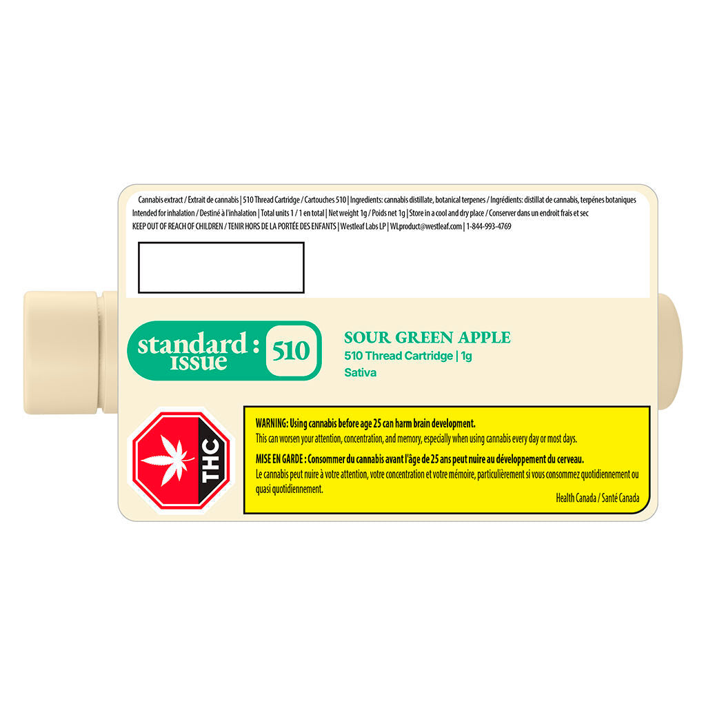 Sour Green Apple 510 Thread Cartridge - 