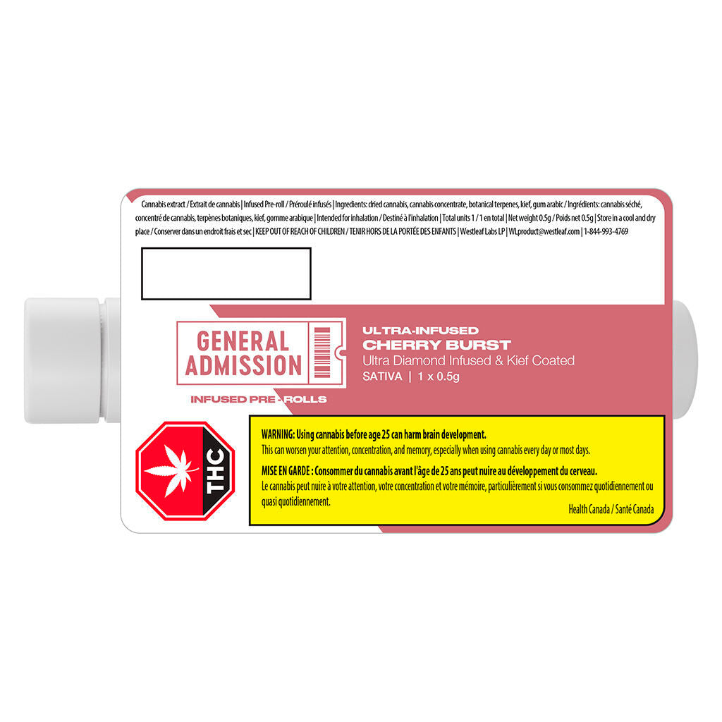 Cherry Burst Diamond Infused Pre-Roll - 