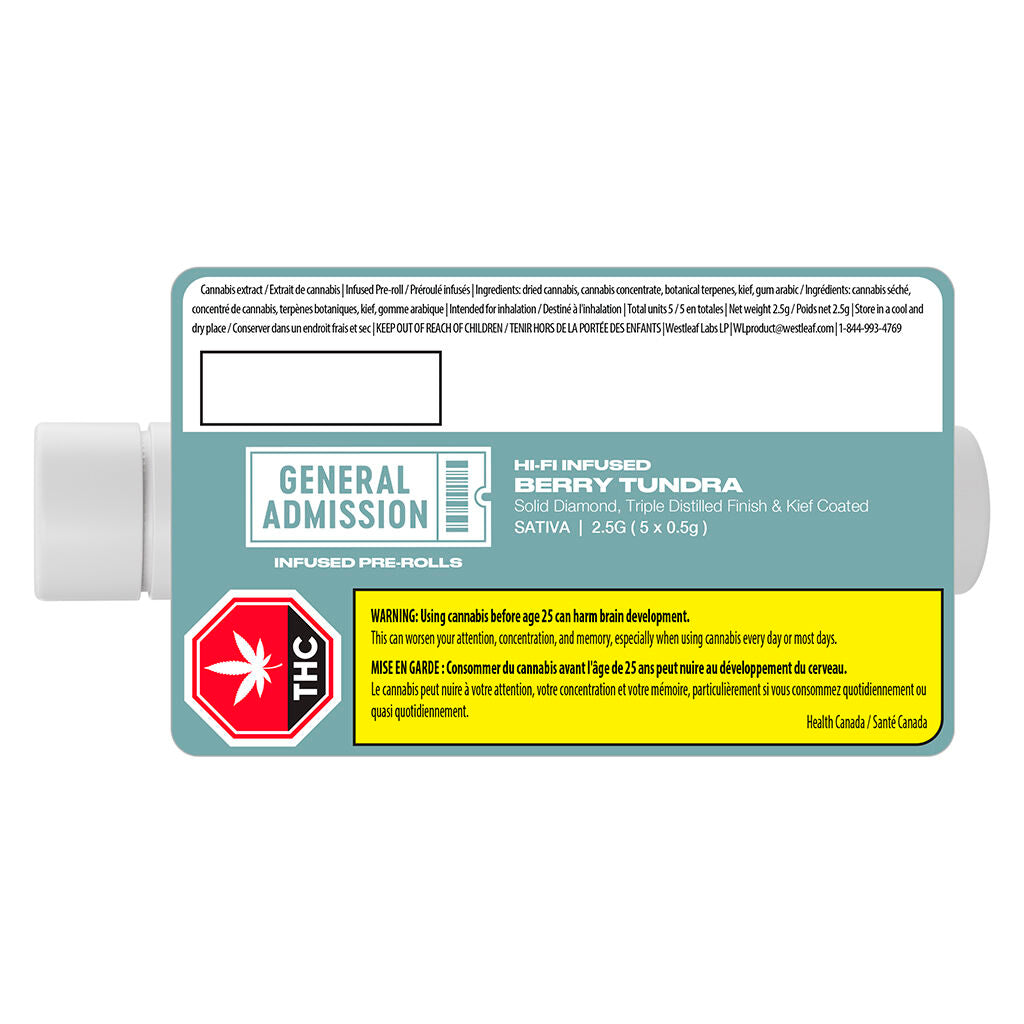 Berry Tundra Hi-Fi Infused Pre-Roll - 
