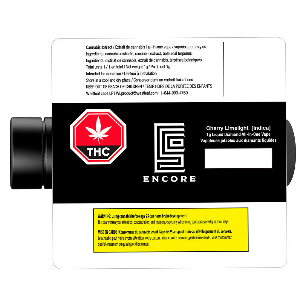 Cherry Limelight Liquid Diamond All-In-One Vape - 