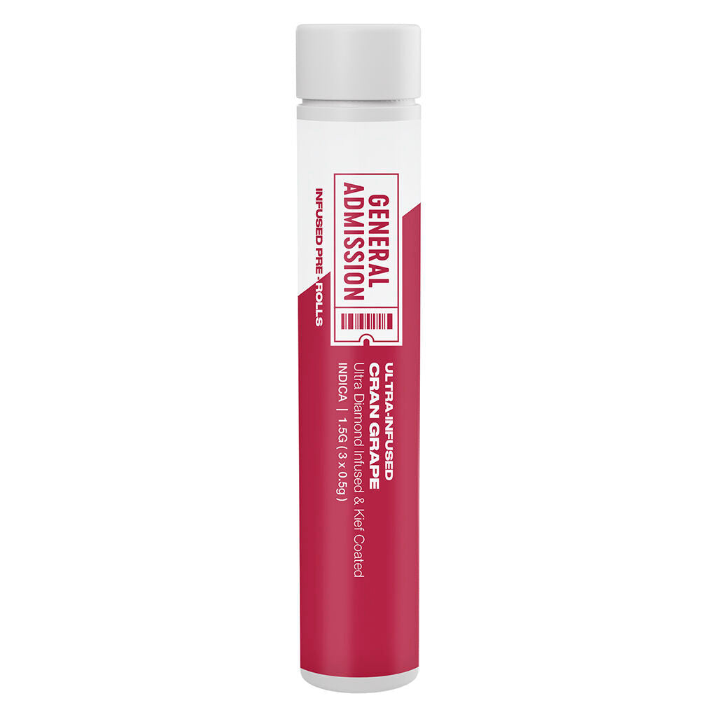 Préroulé infusé au diamant Cran Grape