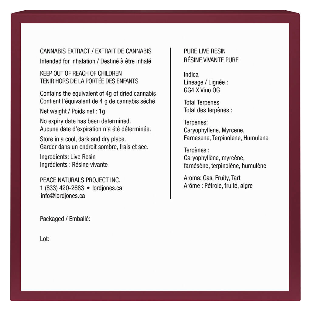 Gorilla Grape Live Resin Caviar - 