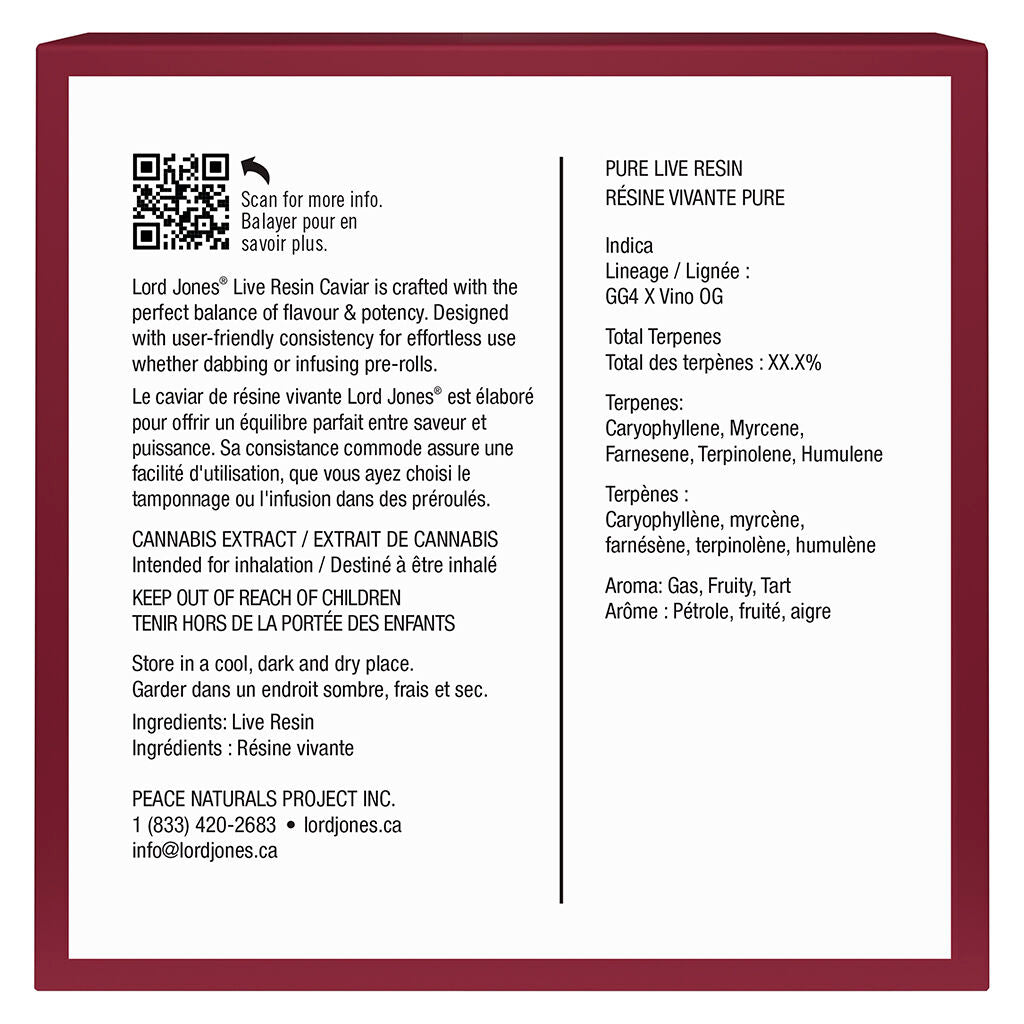 Gorilla Grape Live Resin Caviar - 