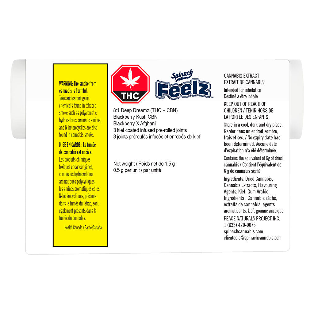 Blackberry Kush CBN (Deep Dreamz) Infused Pre-Roll - 