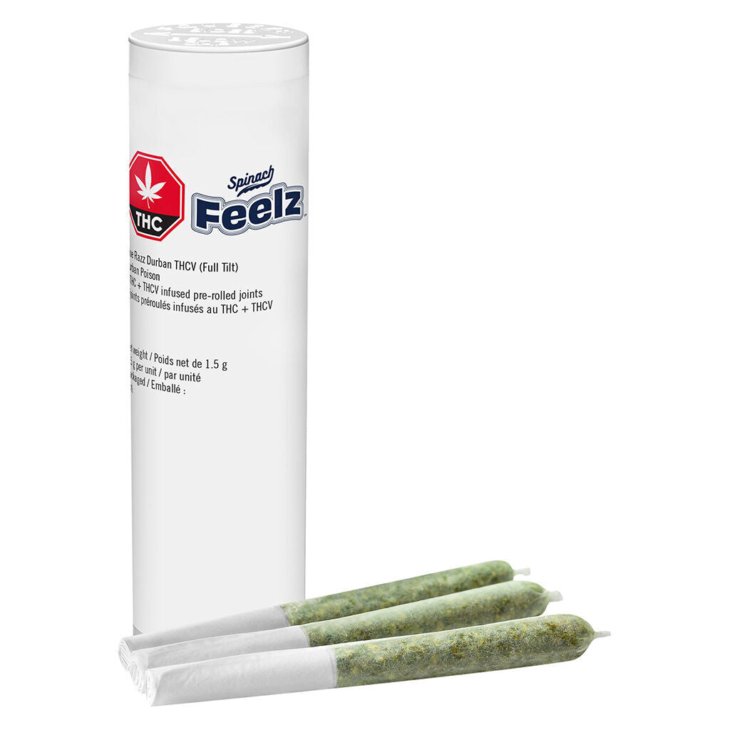 Blue Razz Durban THCV (Full Tilt) Infused Pre-Roll - 