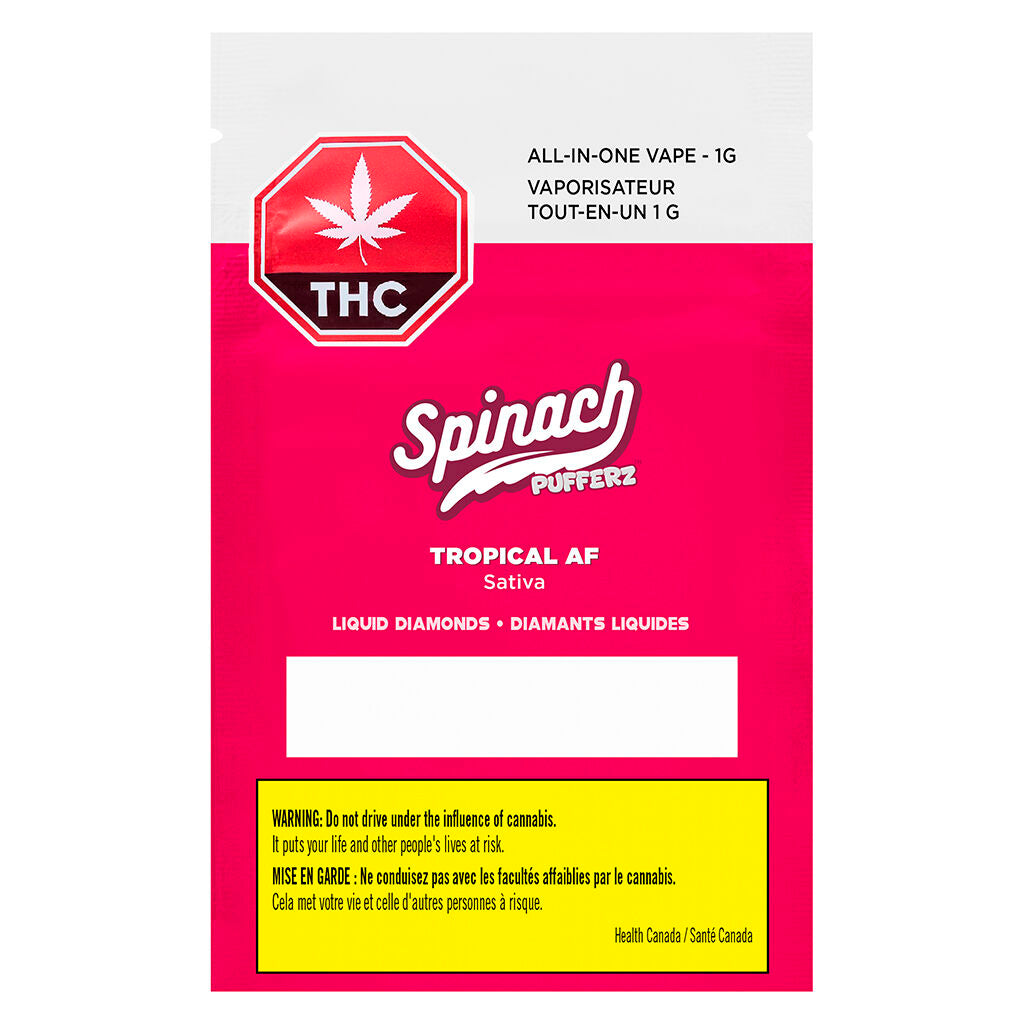 Pufferz - Tropical AF All-in-One Liquid Diamonds Vape - 