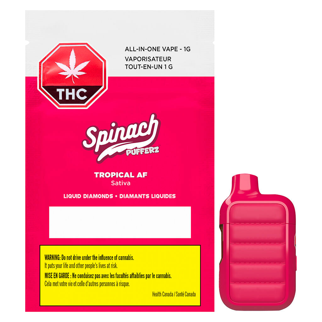 Pufferz - Tropical AF All-in-One Liquid Diamonds Vape - 