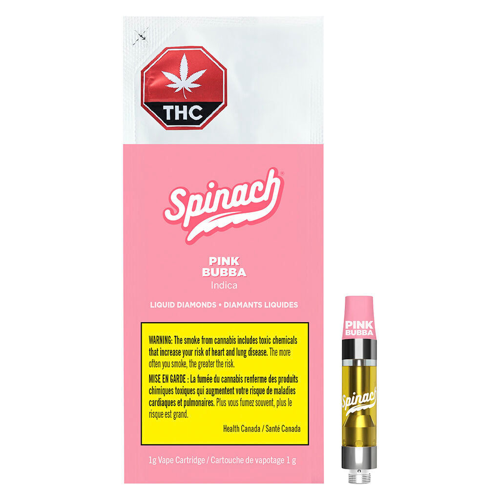 Pink Bubba Liquid Diamonds 510 Thread Cartridge