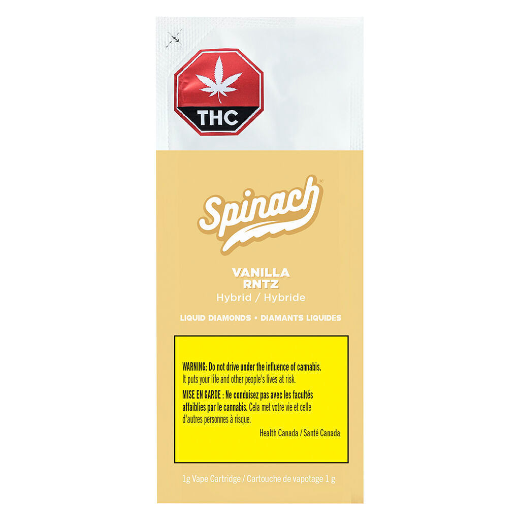 Vanilla RNTZ Liquid Diamonds 510 Thread Cartridge - 