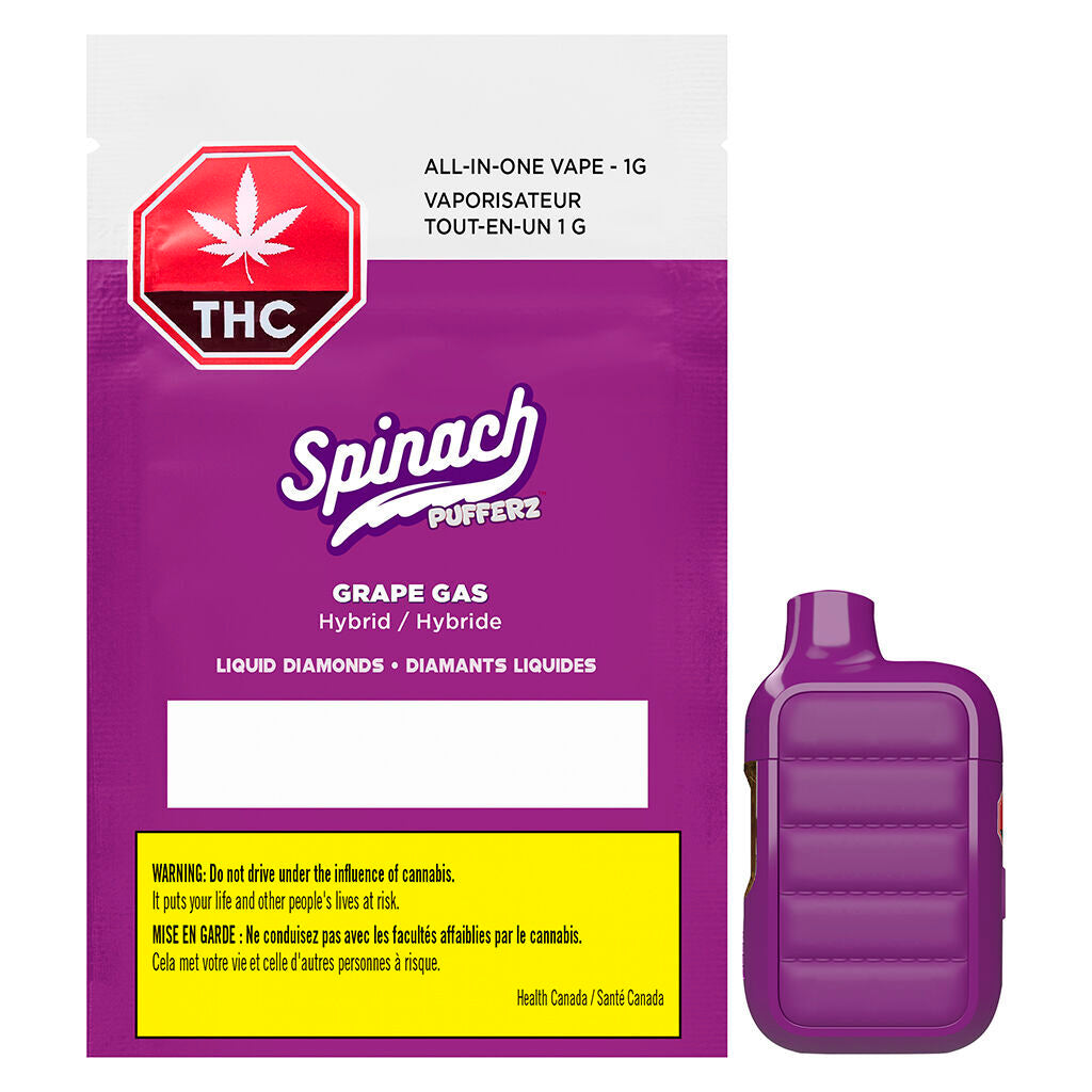 Vaporisateur tout-en-un Pufferz Grape Gas