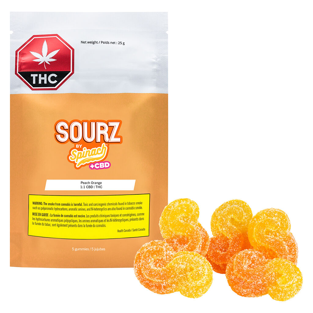 SOURZ by Spinach - Peach Orange 1:1 - 