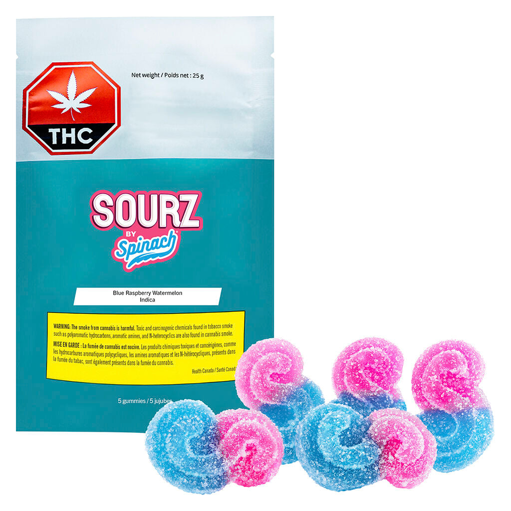 SOURZ by Spinach - Blue Raspberry Watermelon Indica - 